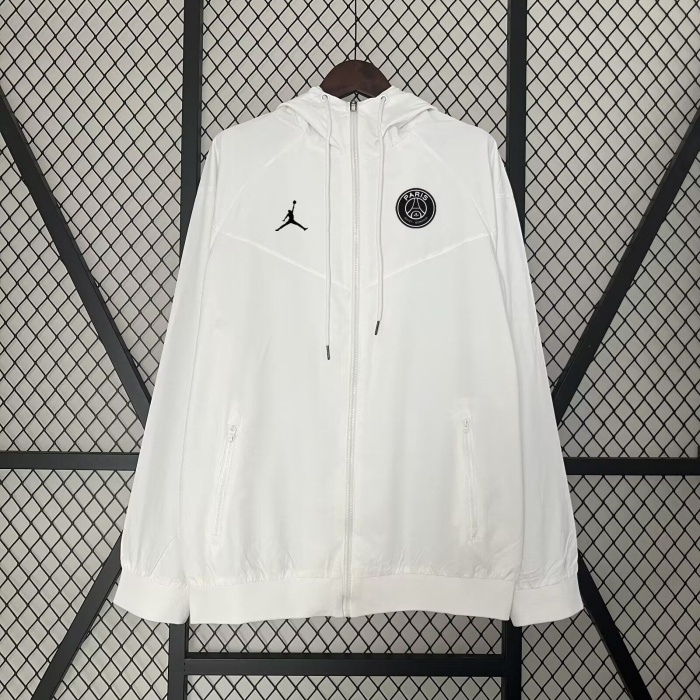 Paris St Germain 24/25 Wind Coat - White
