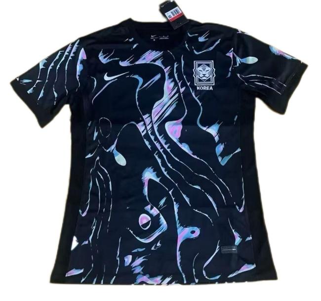South Korea 2024 Away Black Soccer Jersey