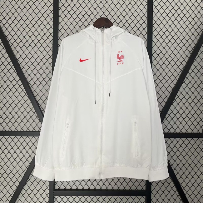 France 24/25 Wind Coat - White
