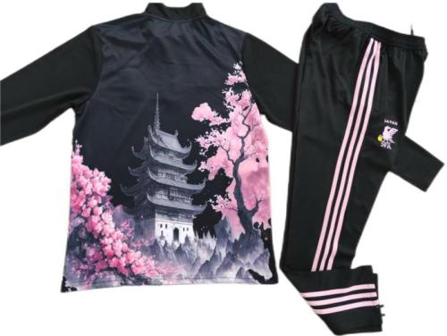 Japan 24/25 Tracksuit - Black/Pink
