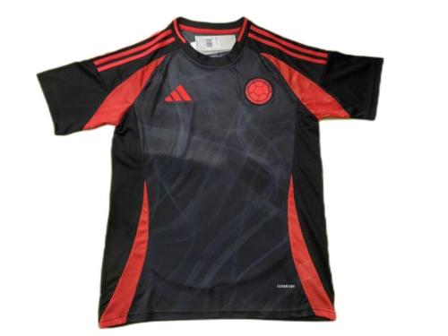 Colombia 2024 Away Black Soccer Jersey