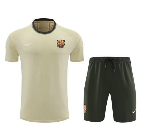 Barcelona 24/25 Light Beige Training Kit Jerseys