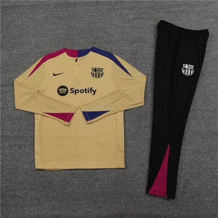 Barcelona 24/25 Tracksuit - Earthy Yellow