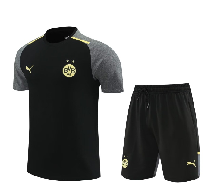Dortmund 24/25 Black Training Kit Jerseys