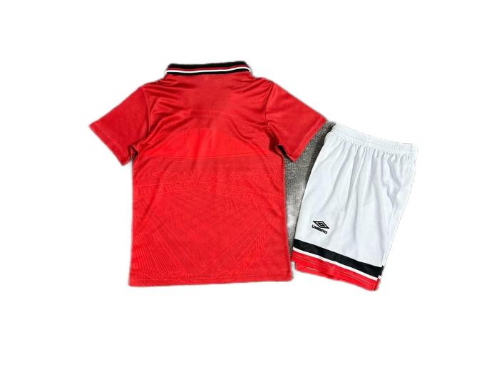 Kids-Manchester Utd 94/96 Home Soccer Jersey