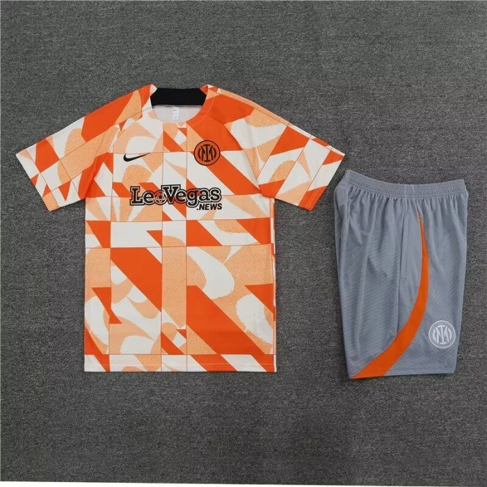 Inter Milan 24/25 Orange/White Training Kit Jersey