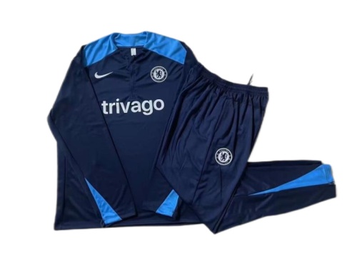 Chelsea 24/25 Tracksuit - Navy Blue