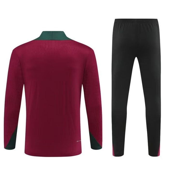 Paris St Germain 24/25 Tracksuit - Dark Red/Green