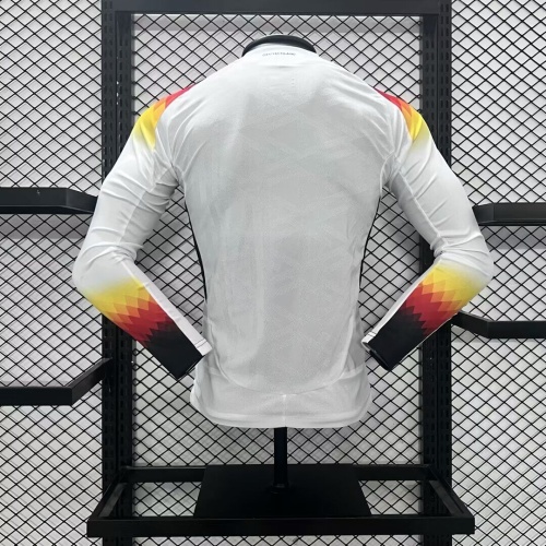 Germany 2024 Euro Home Long Soccer Jersey(Player)