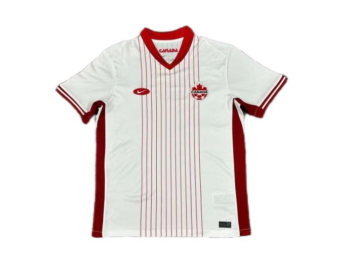 Canada 2024 Away White Soccer Jersey