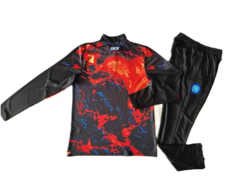 Napoli 23/24 Tracksuit - Black/Red