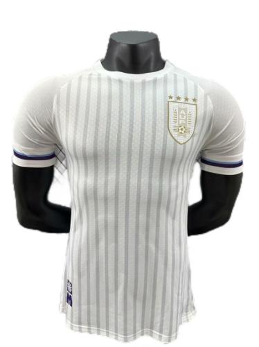 Uruguay 2024 Away White Soccer Jersey(Player)
