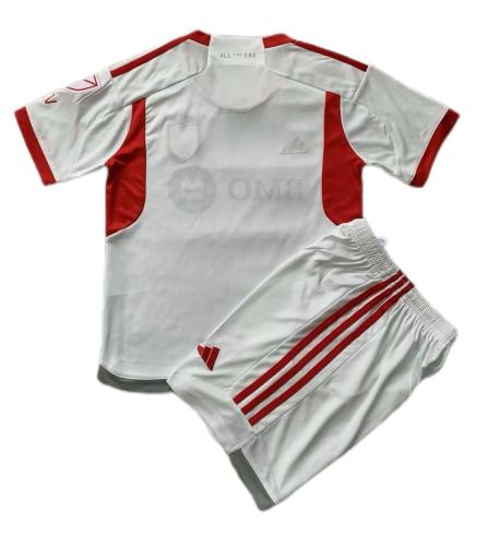 Kids-Toronto 24/25 Away White Soccer Jersey