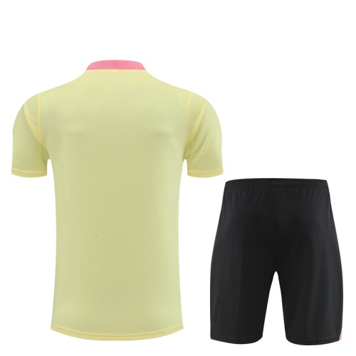 PSG 24/25 Yellow/Pink Training Kit Jerseys