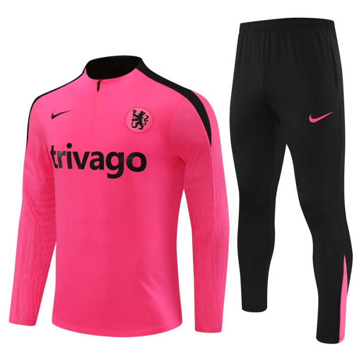 Chelsea 24/25 Tracksuit - Pink/Black