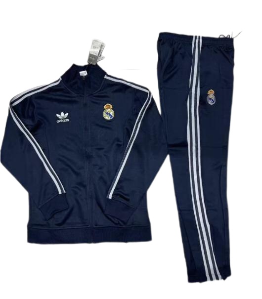 Real Madrid 24/25 Tracksuit - Navy Blue