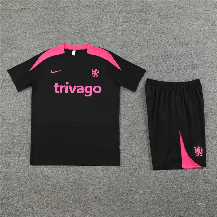Chelsea 24/25 Black/Pink Training Kit Jersey