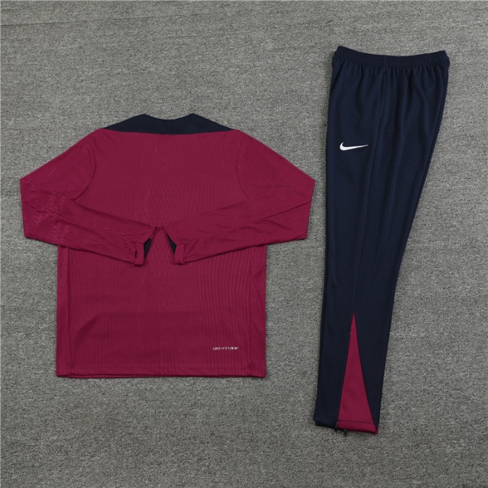 England 24/25 Tracksuit - Red/Navy Blue