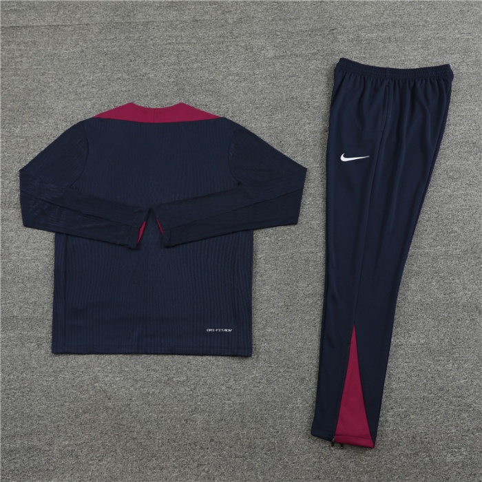 England 24/25 Tracksuit - Navy Blue/Red