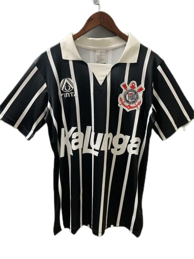 Corinthians 1990 Away Black Soccer Jersey