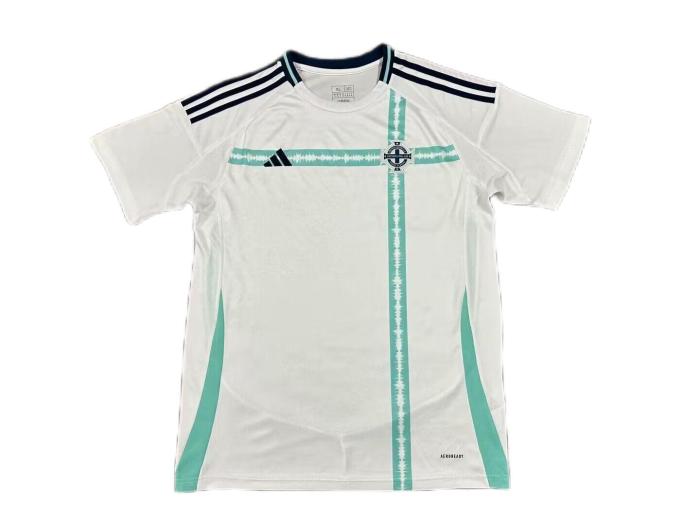 Northern Ireland 2024 Euro Away White Soccer Jersey