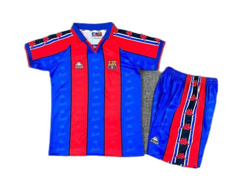 Kids-Barcelona 95/97 Home Soccer Jersey