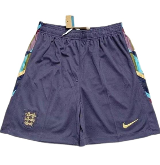 England 2024 Euro Away Navy Blue Soccer Shorts