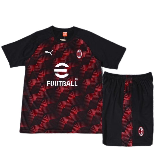 AC Milan 24/25 Black/Red Training Kit Jerseys