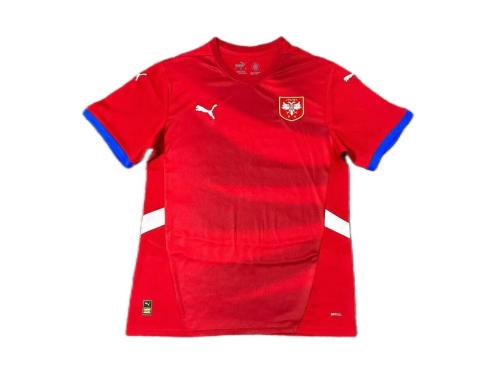 Serbia 2024 Euro Home Soccer Jersey
