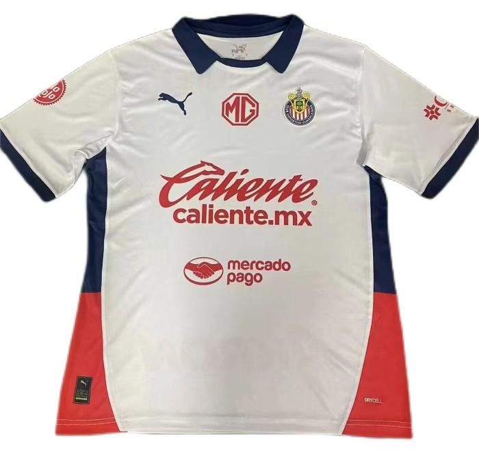 Chivas Guadalajara 24/25 Away White Soccer Jersey
