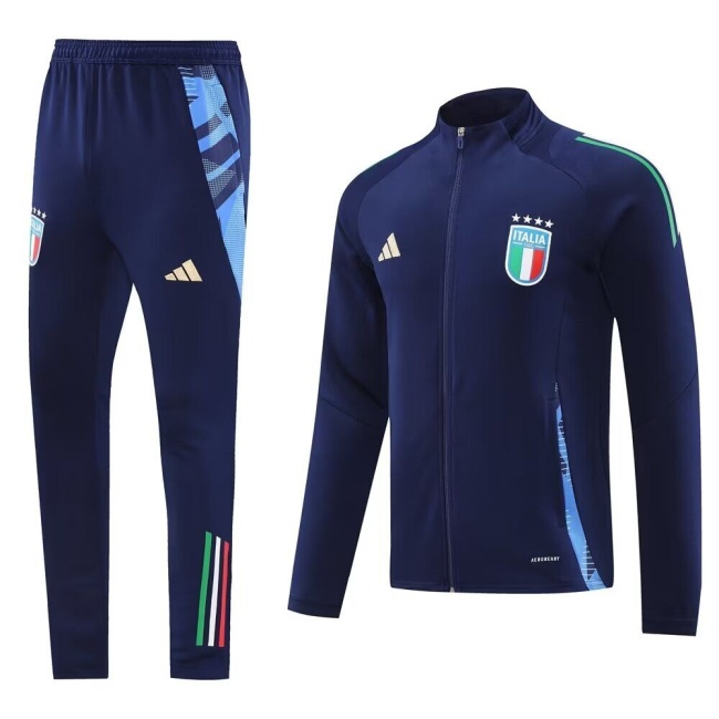 Italy 24/25 Tracksuit - Navy Blue