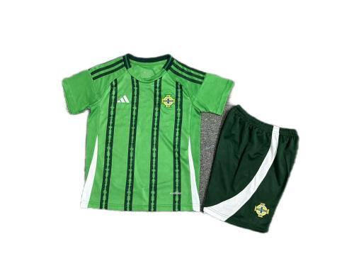 Kids-Northern Ireland 2024 Euro Home Soccer Jersey