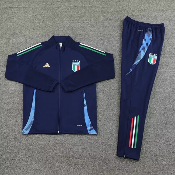 Italy 24/25 Tracksuit - Navy Blue