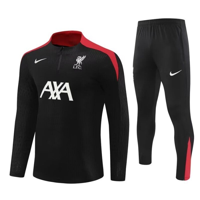 Liverpool 24/25 Tracksuit - Black/Red