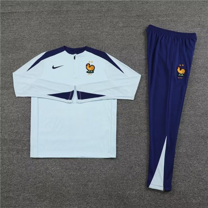 France 24/25 Tracksuit - Light Blue