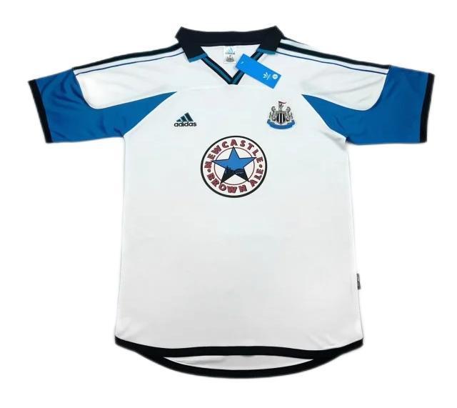 Newcastle 99/00 Away White Soccer Jersey