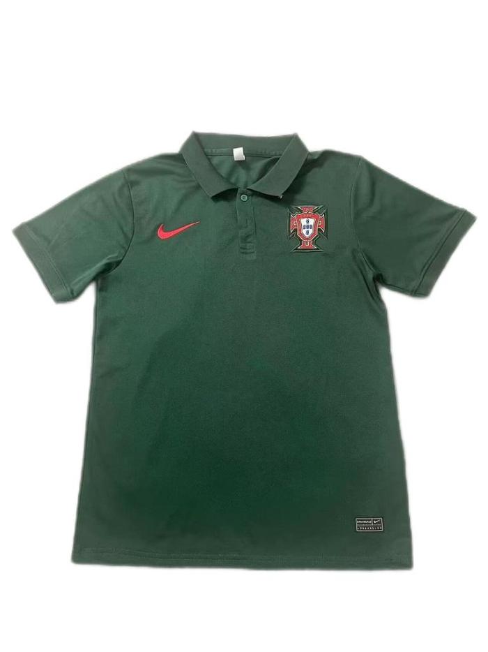 Portugal 24/25 Green Polo Shirts