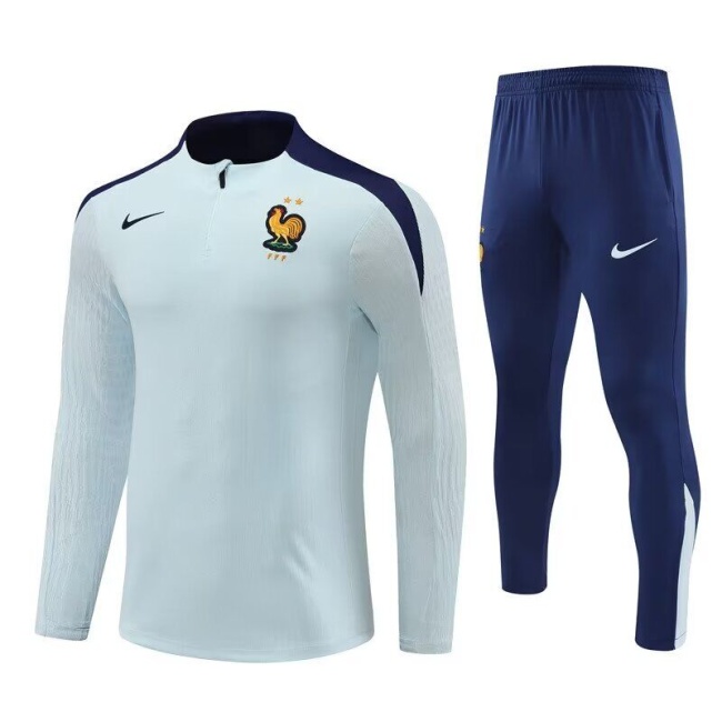 France 24/25 Tracksuit - Light Blue