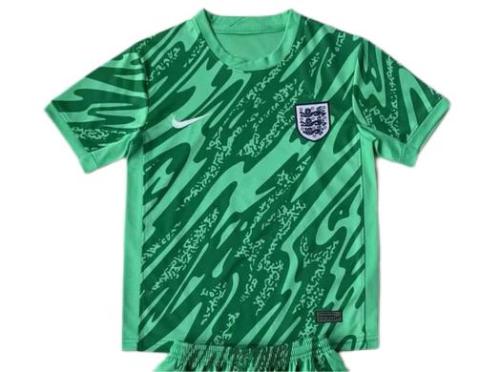 England 2024 Euro GK Green Soccer Jersey