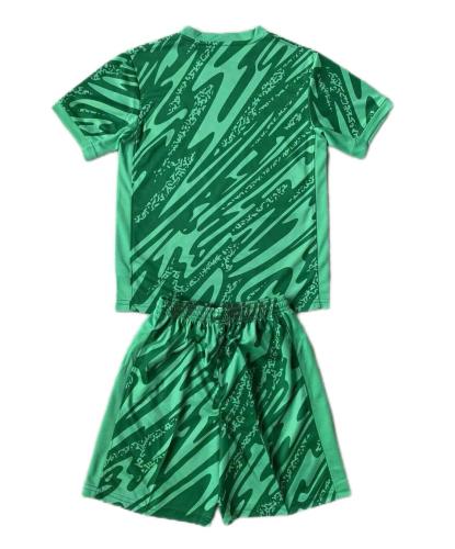 Kids-England 2024 Euro GK Green Soccer Jersey