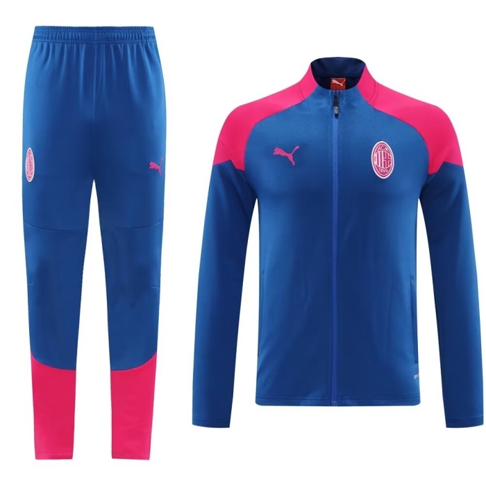 AC Milan 24/25 Tracksuit - Pink/Blue