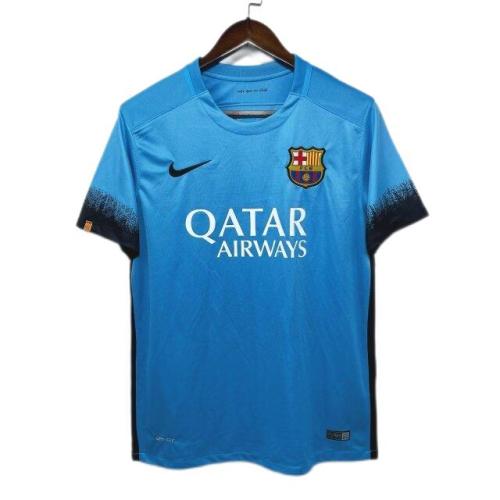 Barcelona 15/16 Third Blue Soccer Jersey