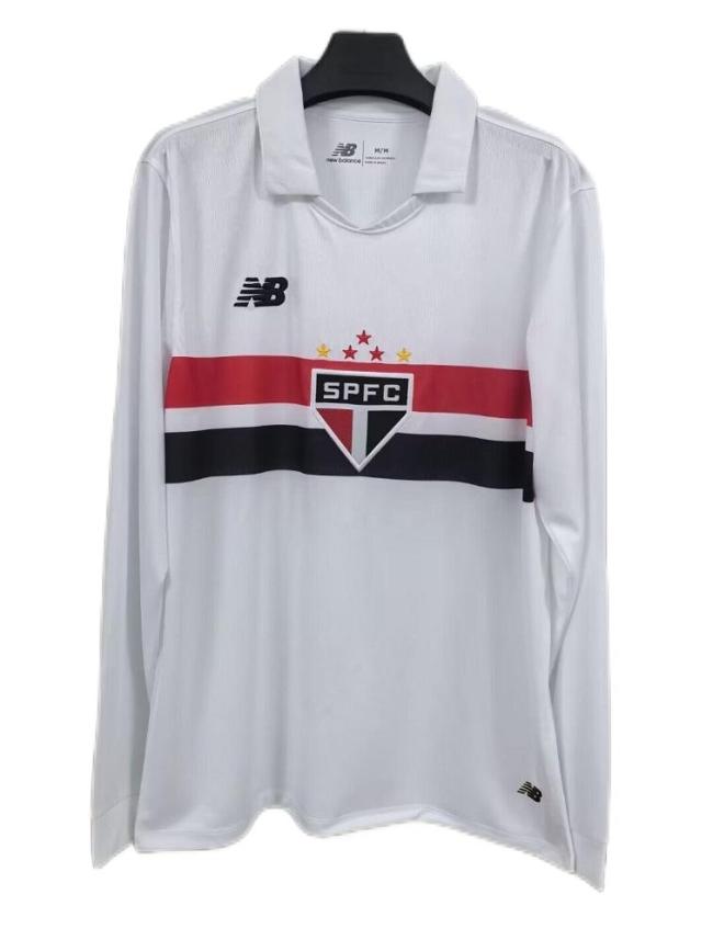 Sao Paulo 24/25 Home Long Soccer Jersey