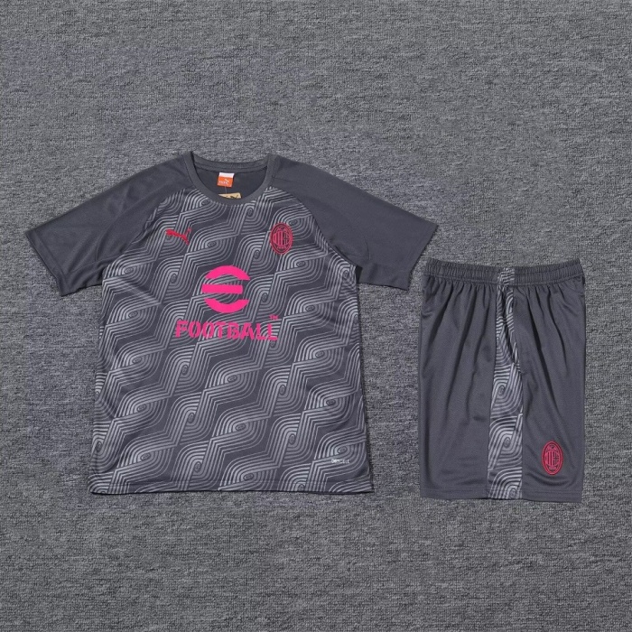 AC Milan 24/25 Grey Training Kit Jerseys