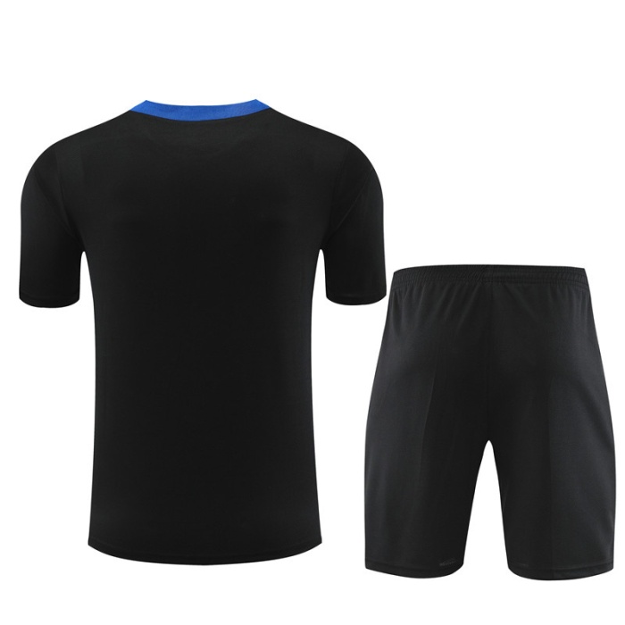 Netherlands 24/25 Black/Blue Training Kit Jerseys