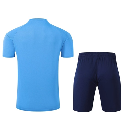 Manchester City 24/25 White/Blue Training Kit Jersey