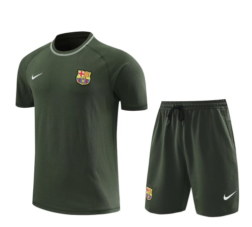 Barcelona 24/25 Dark Green Training Kit Jerseys