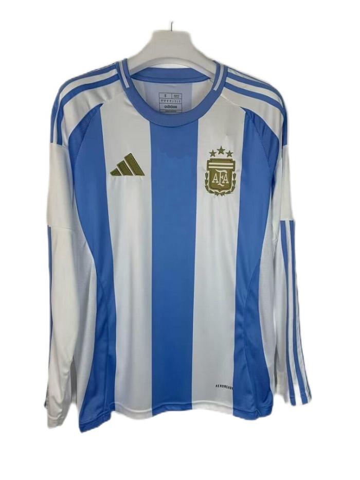 Argentina 2024 Home Long Soccer Jersey