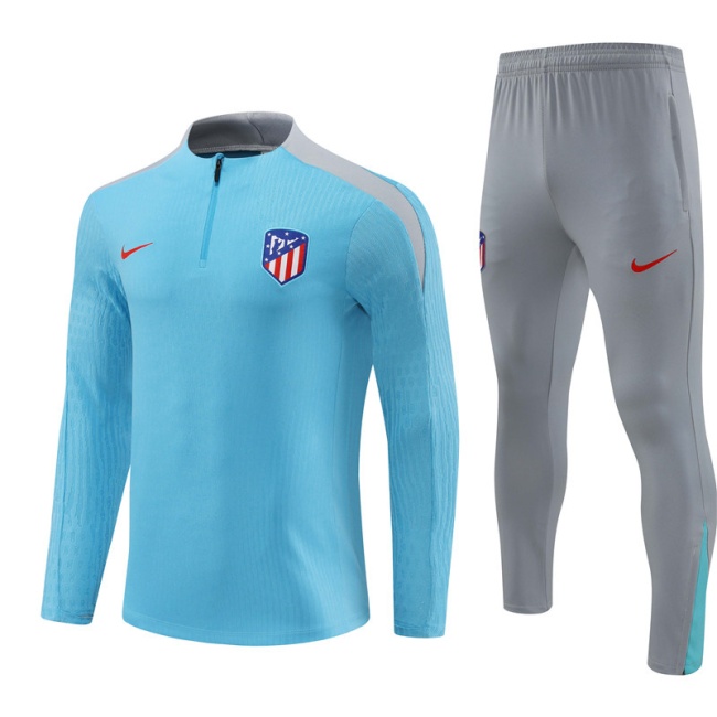Atletico Madrid 24/25 Tracksuit - Blue/Grey