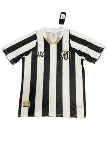 Santos 24/25 Away Black/White Soccer Jersey